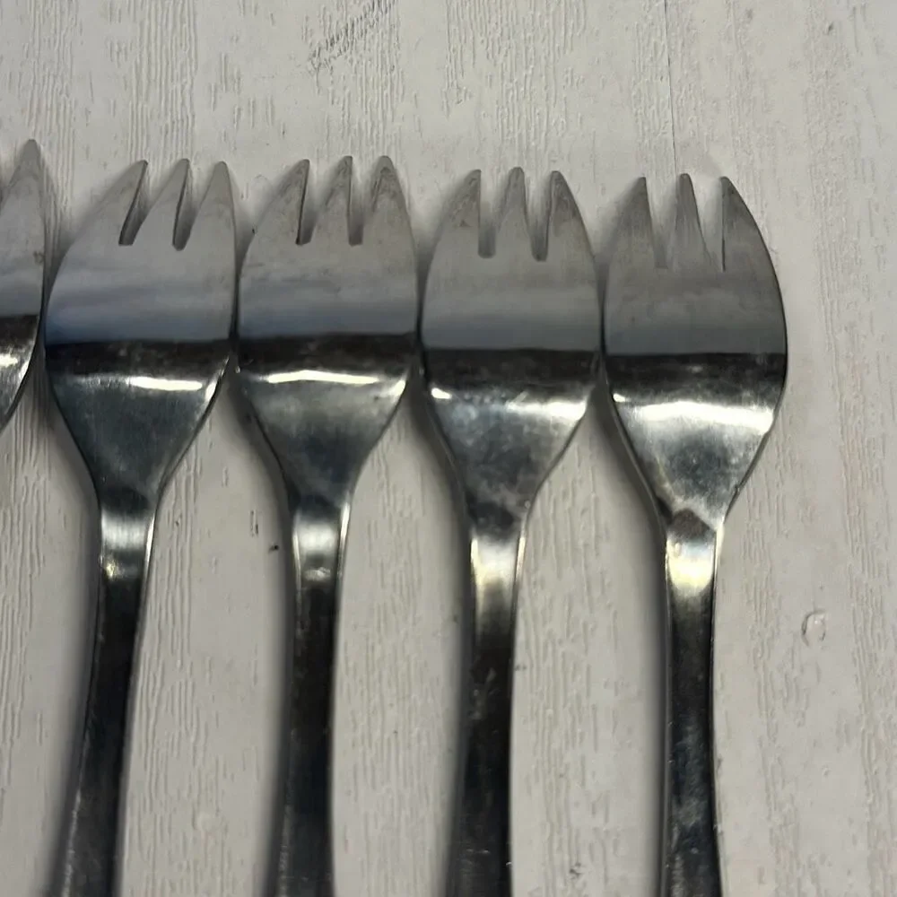 Northland Oneida Stainless Steel Love Story set 6 Cocktail Seafood Forks‎ Japan